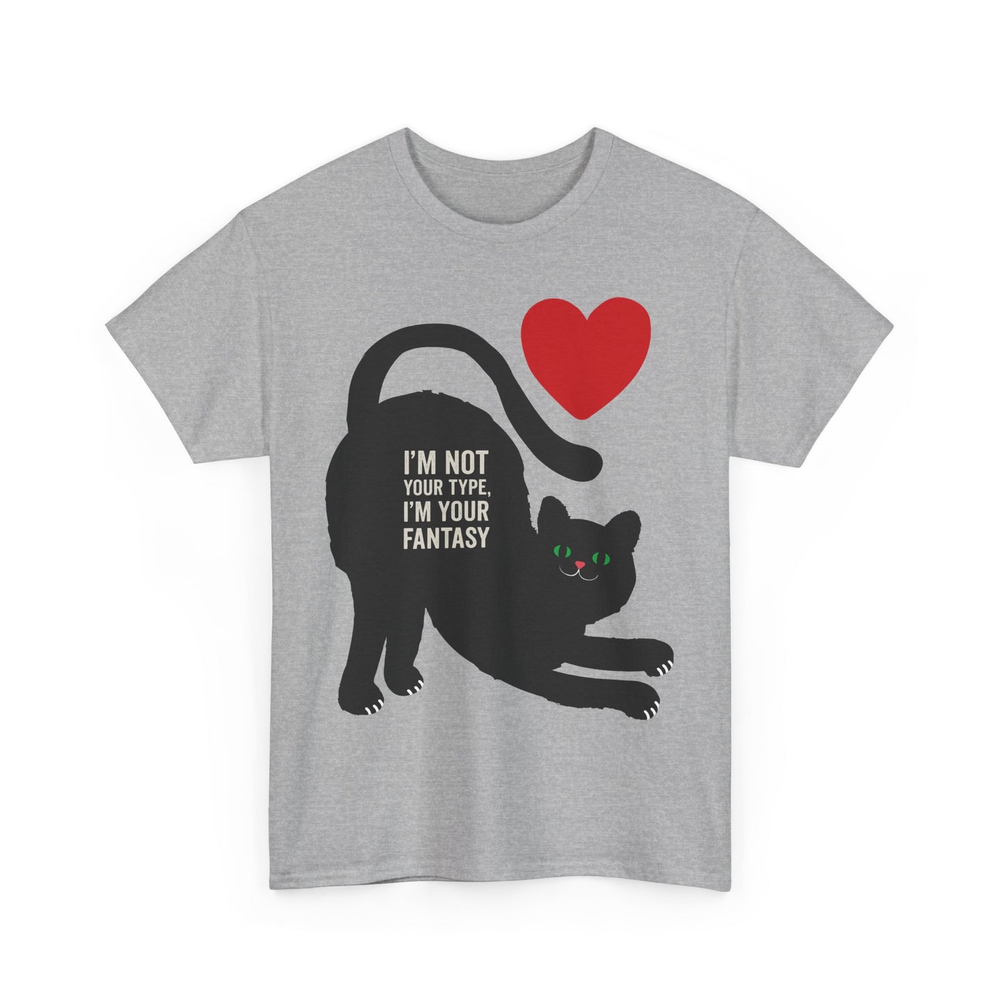 Bold Fire Quote Unisex Heavy Cotton Tee - I Am The Fire