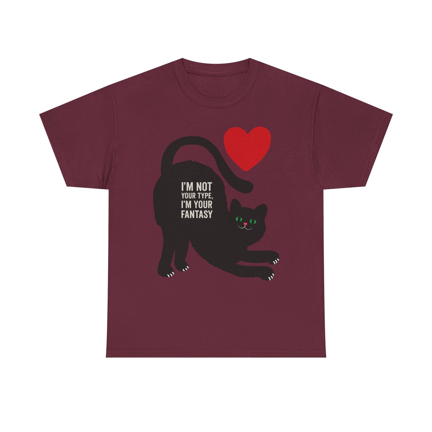 Bold Fire Quote Unisex Heavy Cotton Tee - I Am The Fire