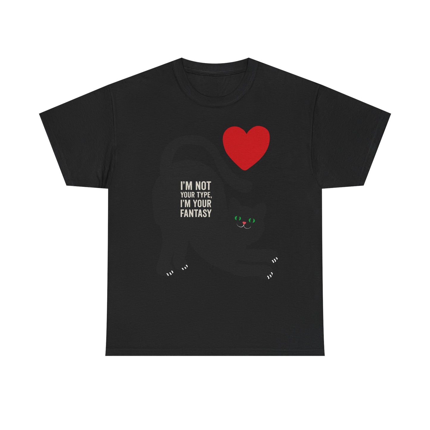 Bold Fire Quote Unisex Heavy Cotton Tee - I Am The Fire