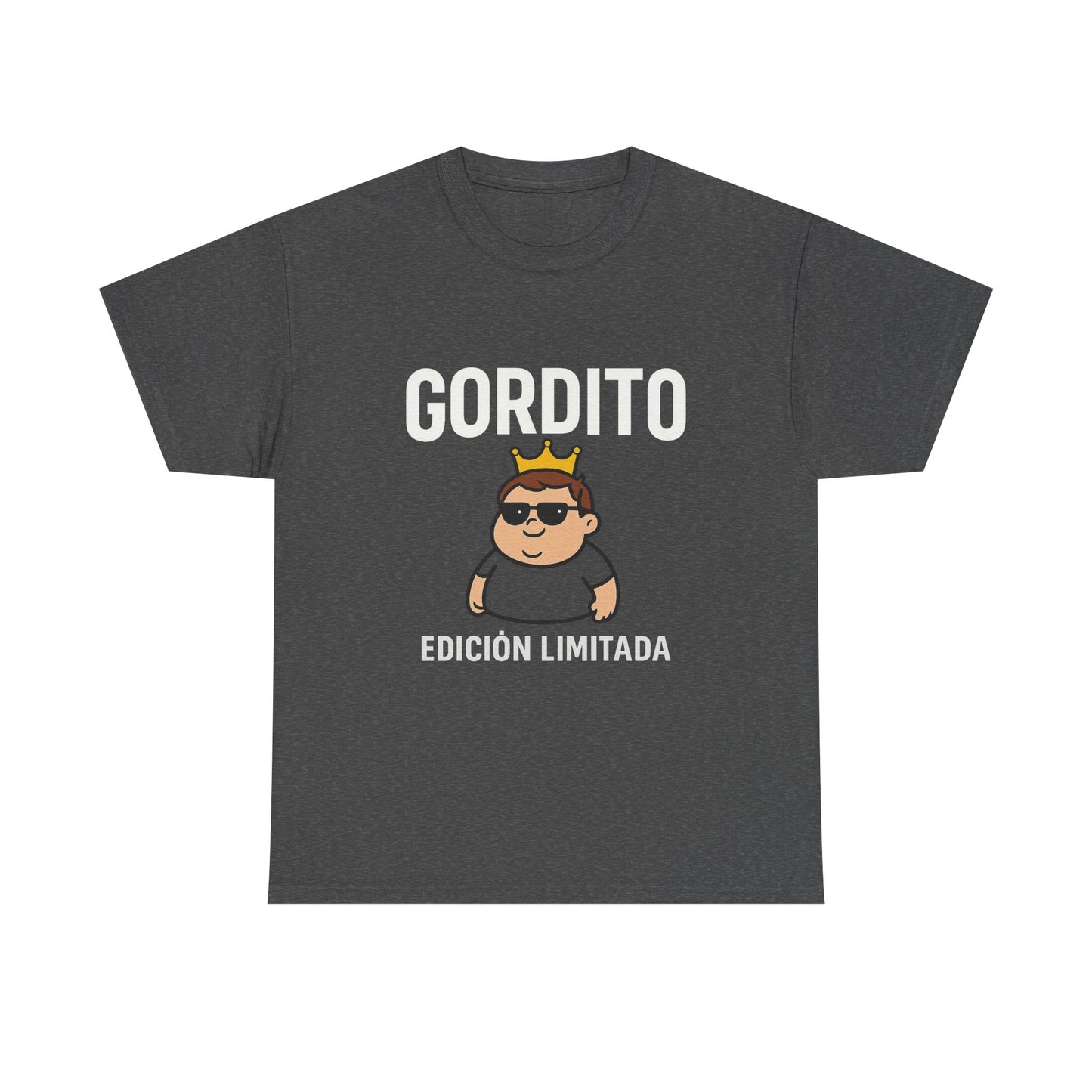 Limited Edition 'Gordito' Unisex Heavy Cotton Tee, Fun Graphic Tee, Quirky Shirt for Casual Outings, Gift for Friends, Streetwear Essential