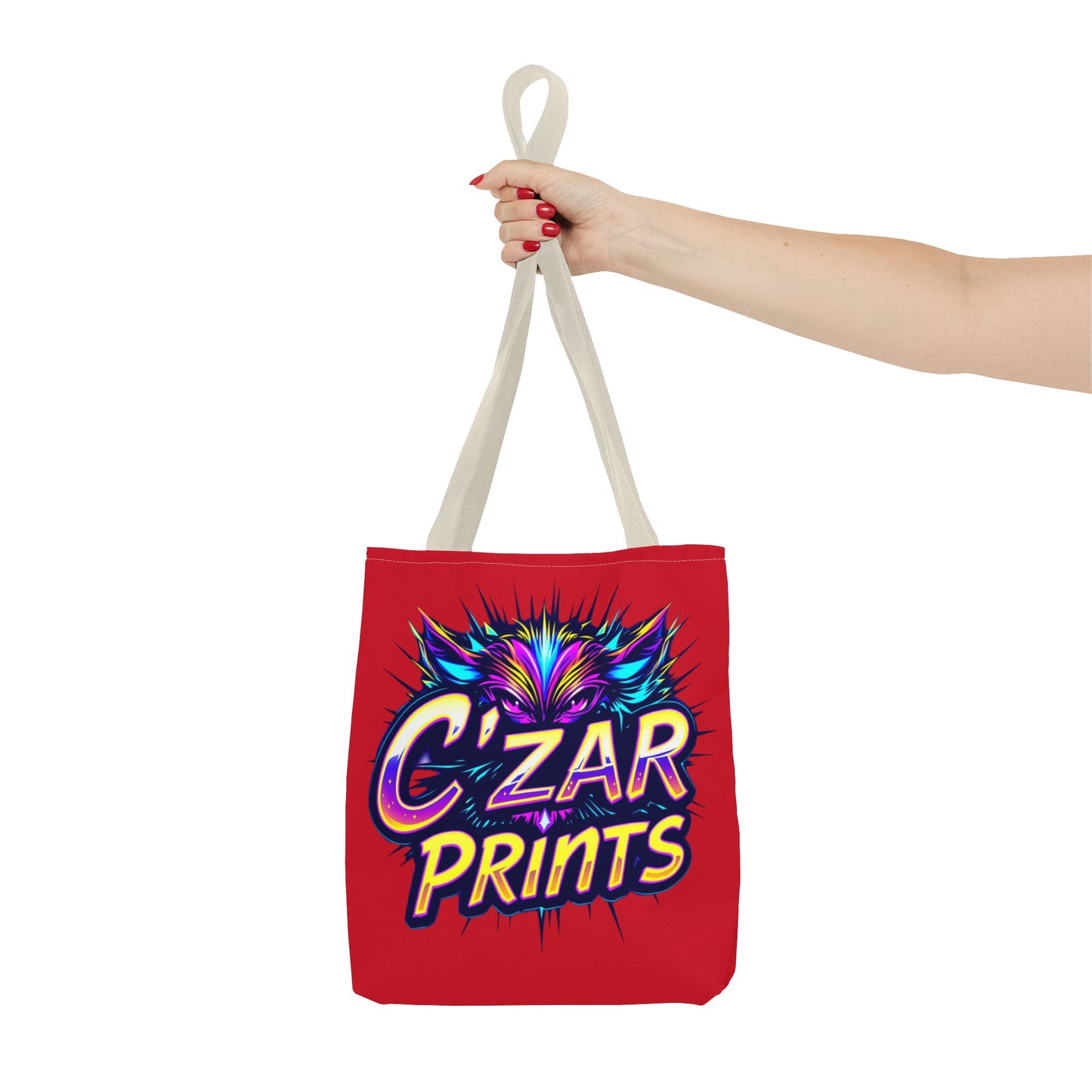 Vibrant Graphic Tote Bag - C'ZAR PRINTS Design