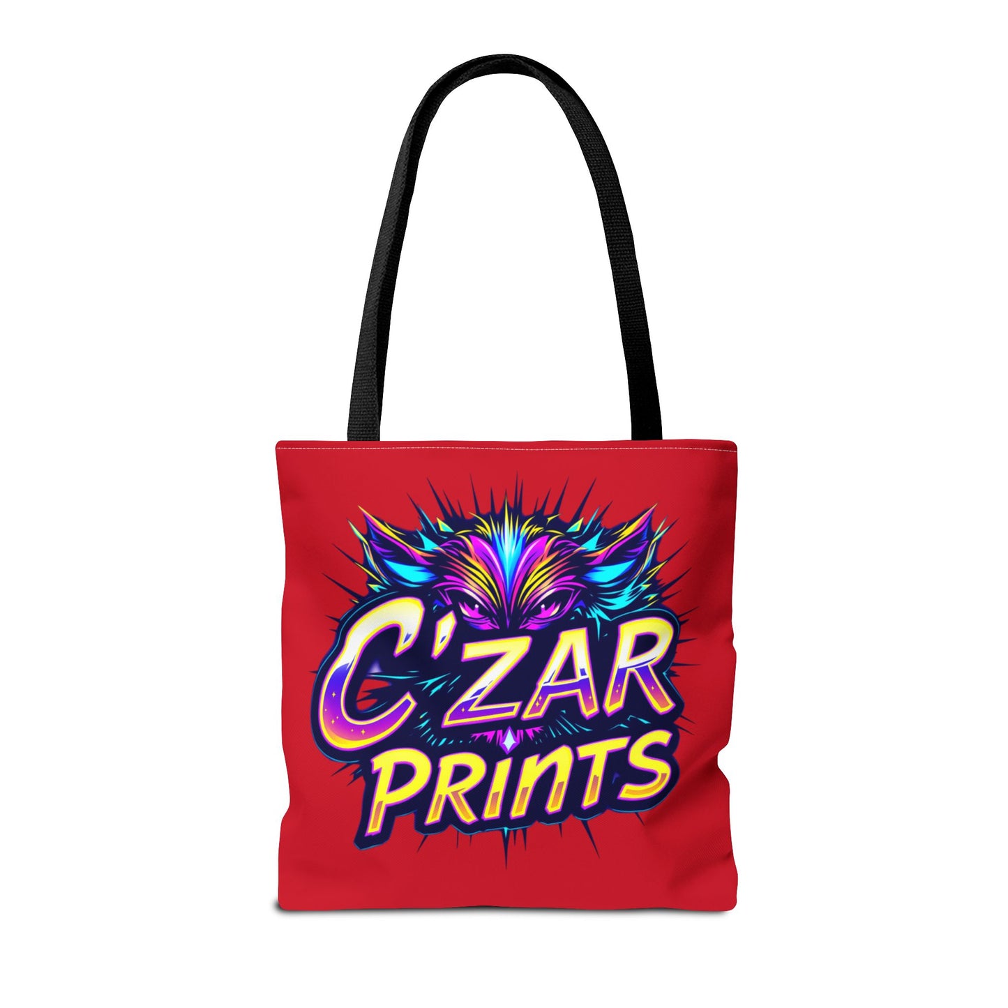Vibrant Graphic Tote Bag - C'ZAR PRINTS Design