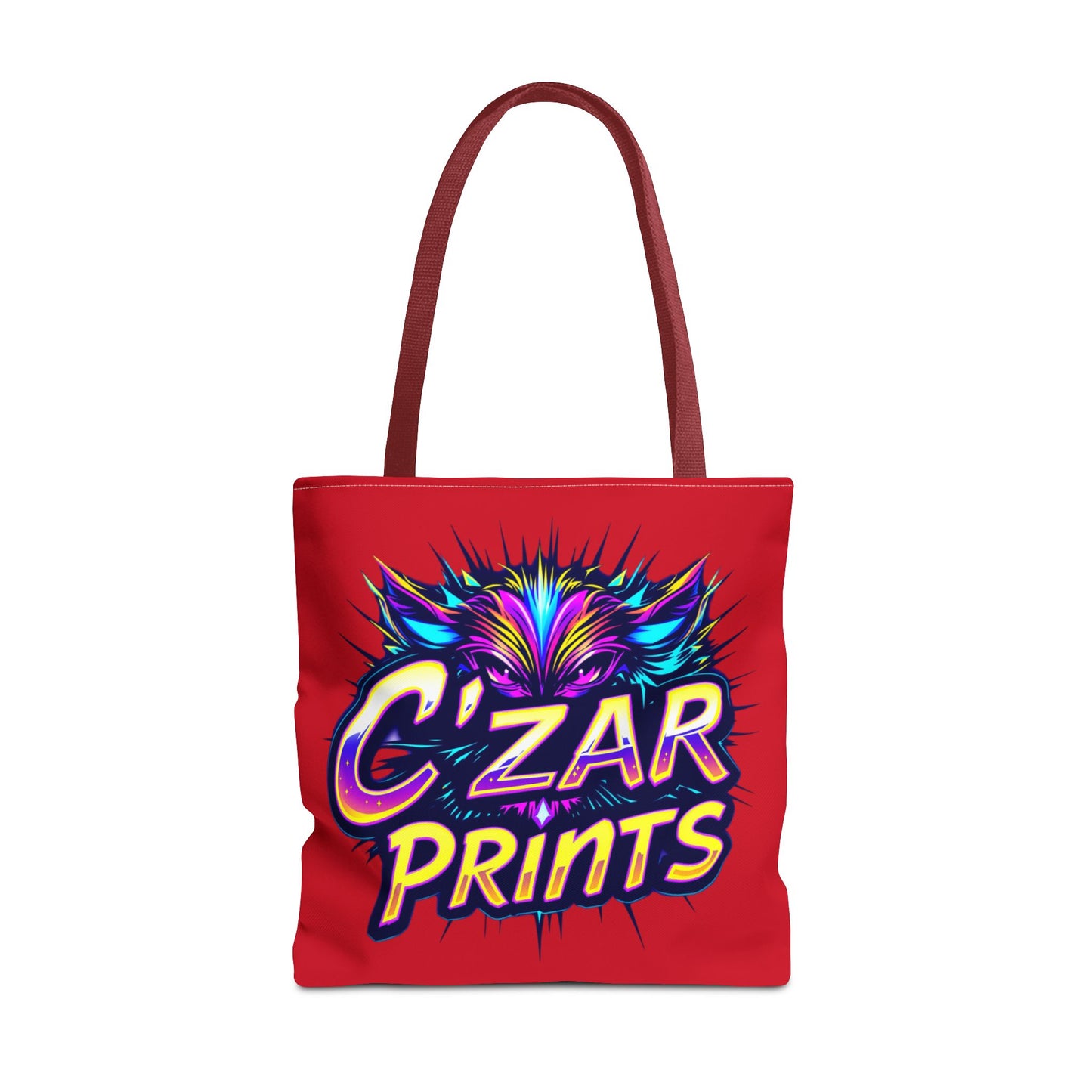 Vibrant Graphic Tote Bag - C'ZAR PRINTS Design