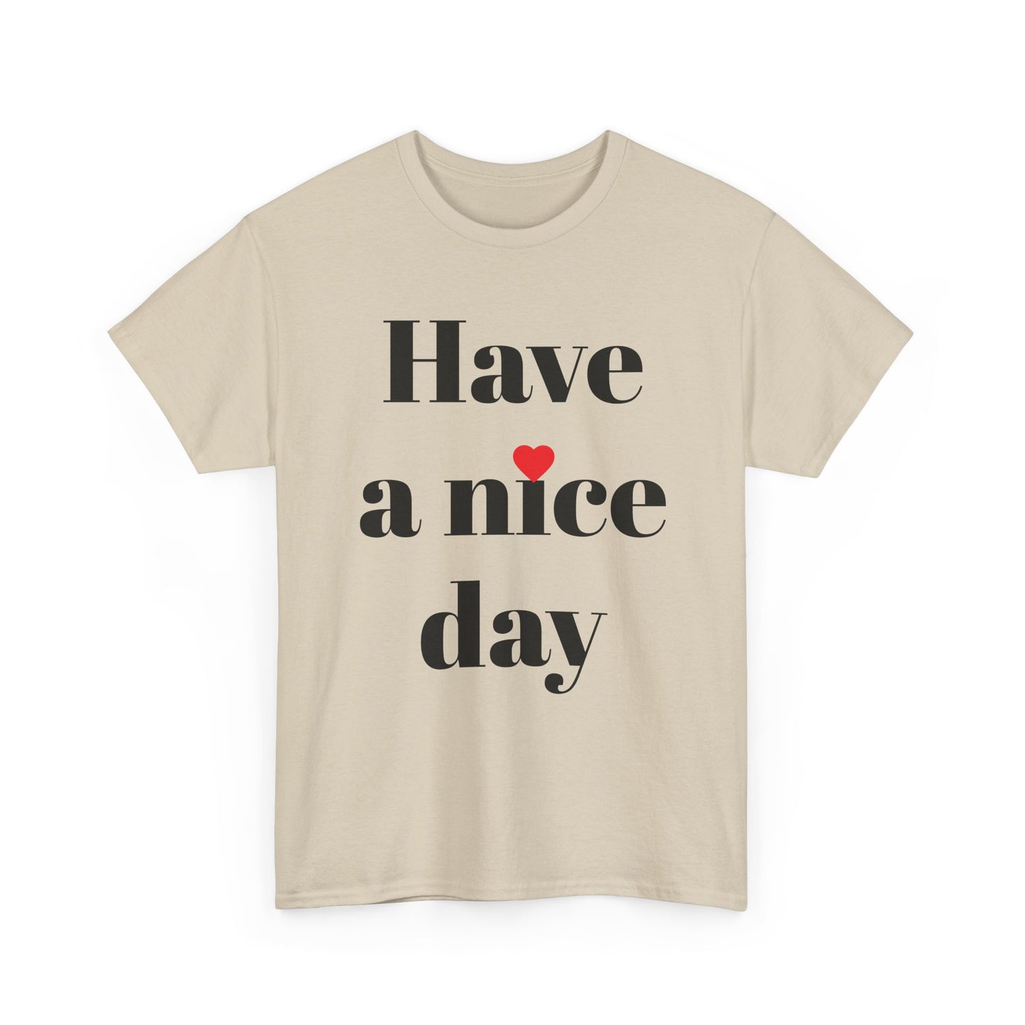 Have a Nice Day T-Shirt — Minimalist Positive Message Tee