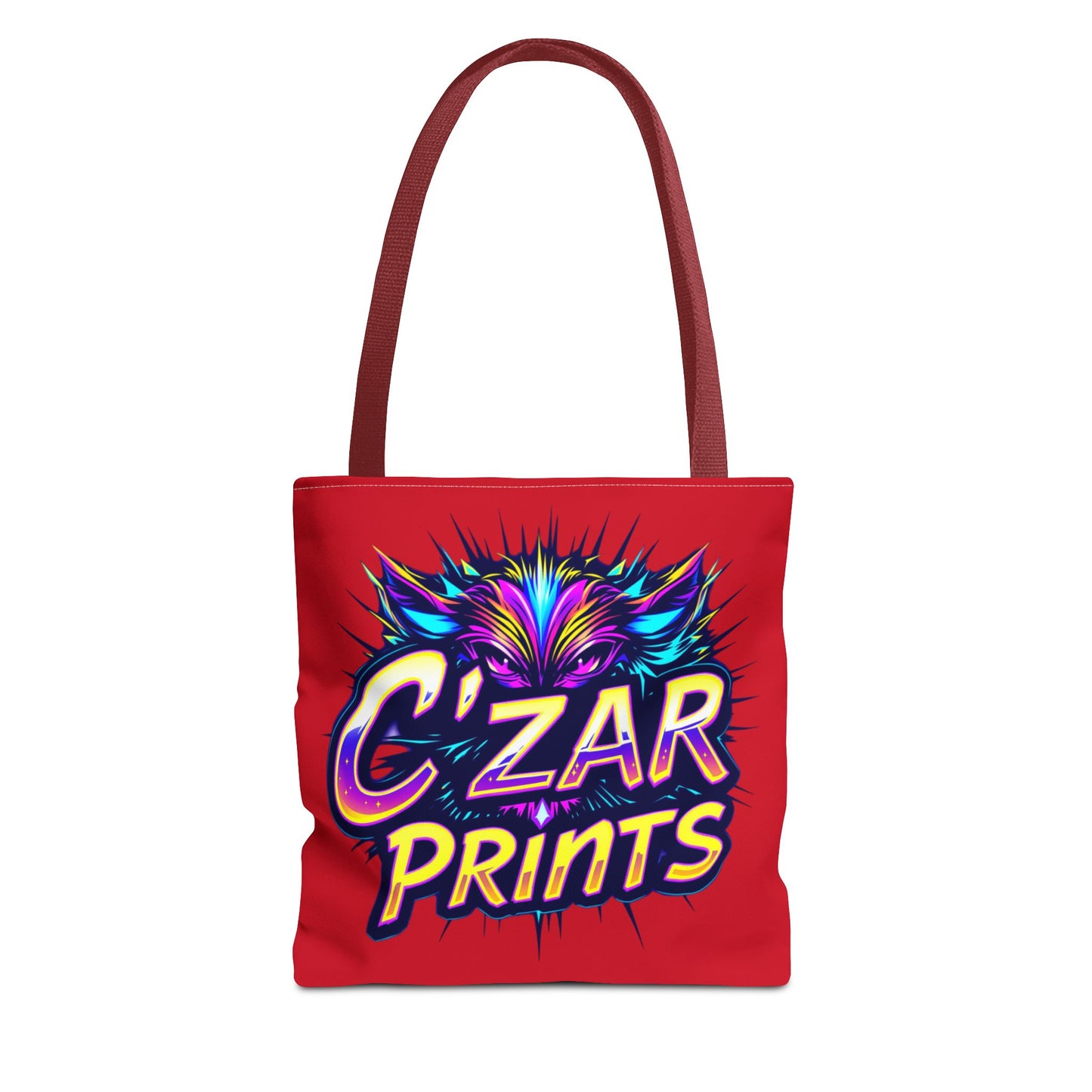 Vibrant Graphic Tote Bag - C'ZAR PRINTS Design