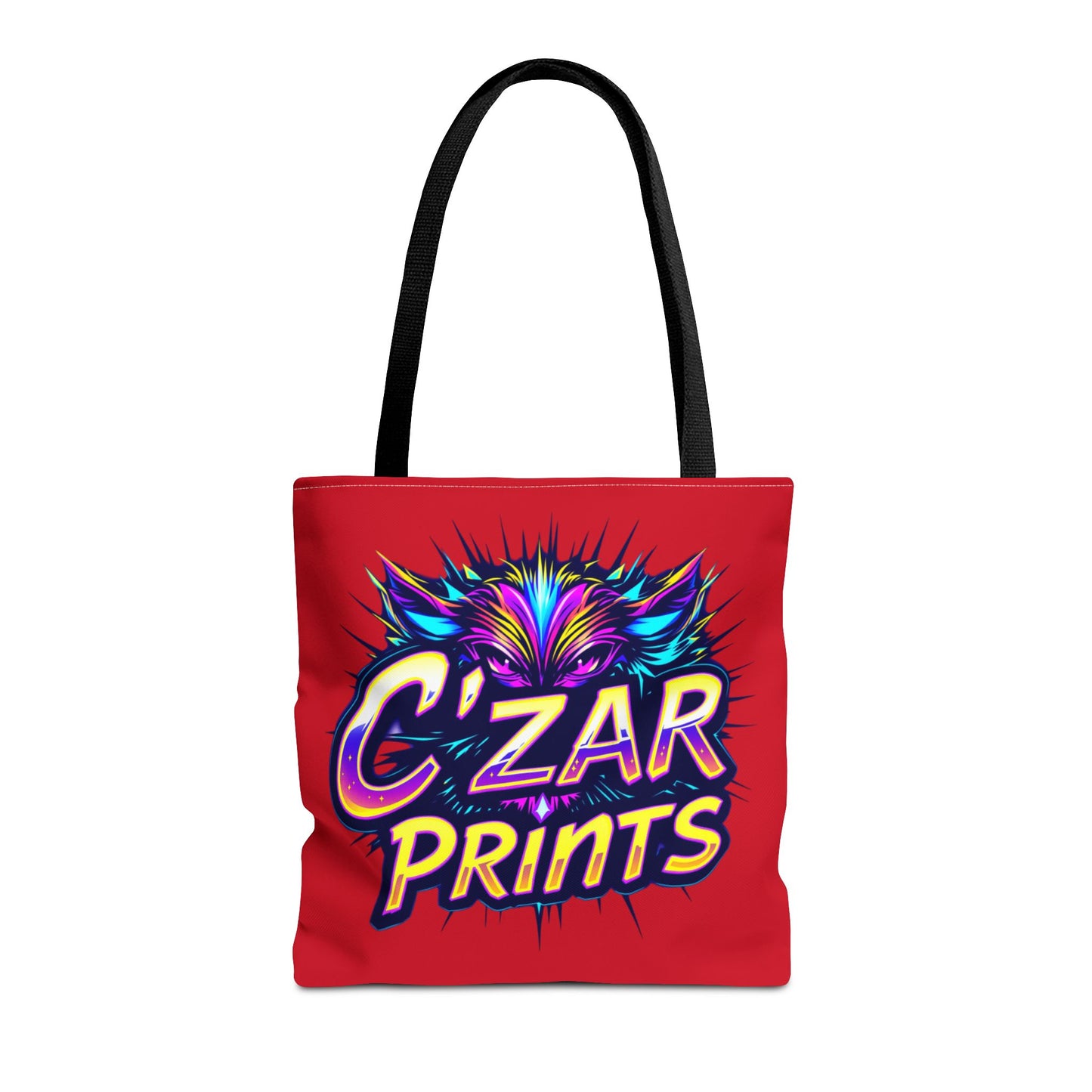 Vibrant Graphic Tote Bag - C'ZAR PRINTS Design