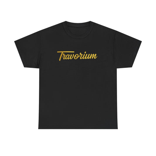 Travorium Heavy Cotton Tee - Casual Unisex Apparel for Everyday Wear