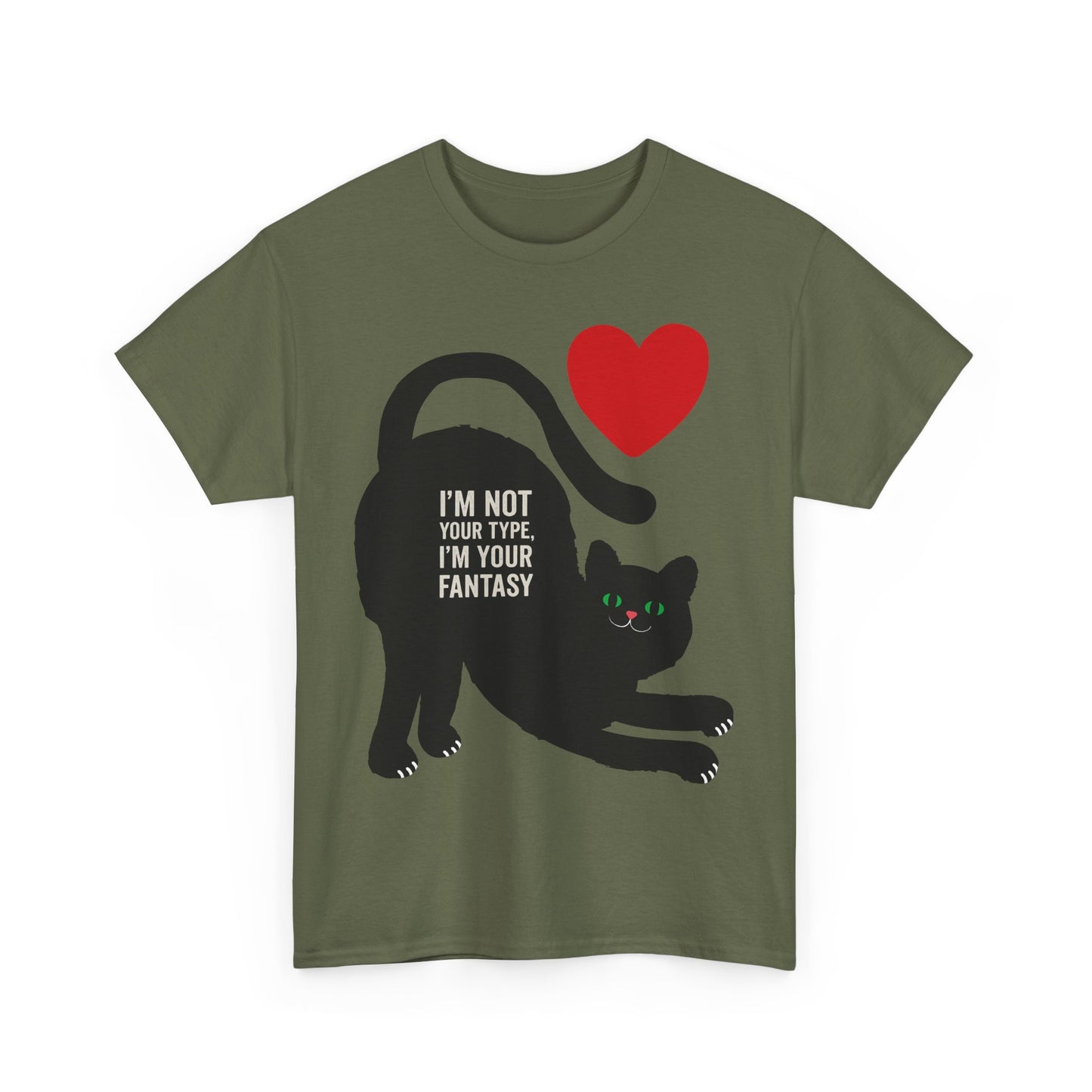 Bold Fire Quote Unisex Heavy Cotton Tee - I Am The Fire