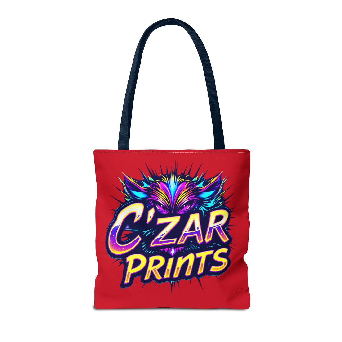 Vibrant Graphic Tote Bag - C'ZAR PRINTS Design