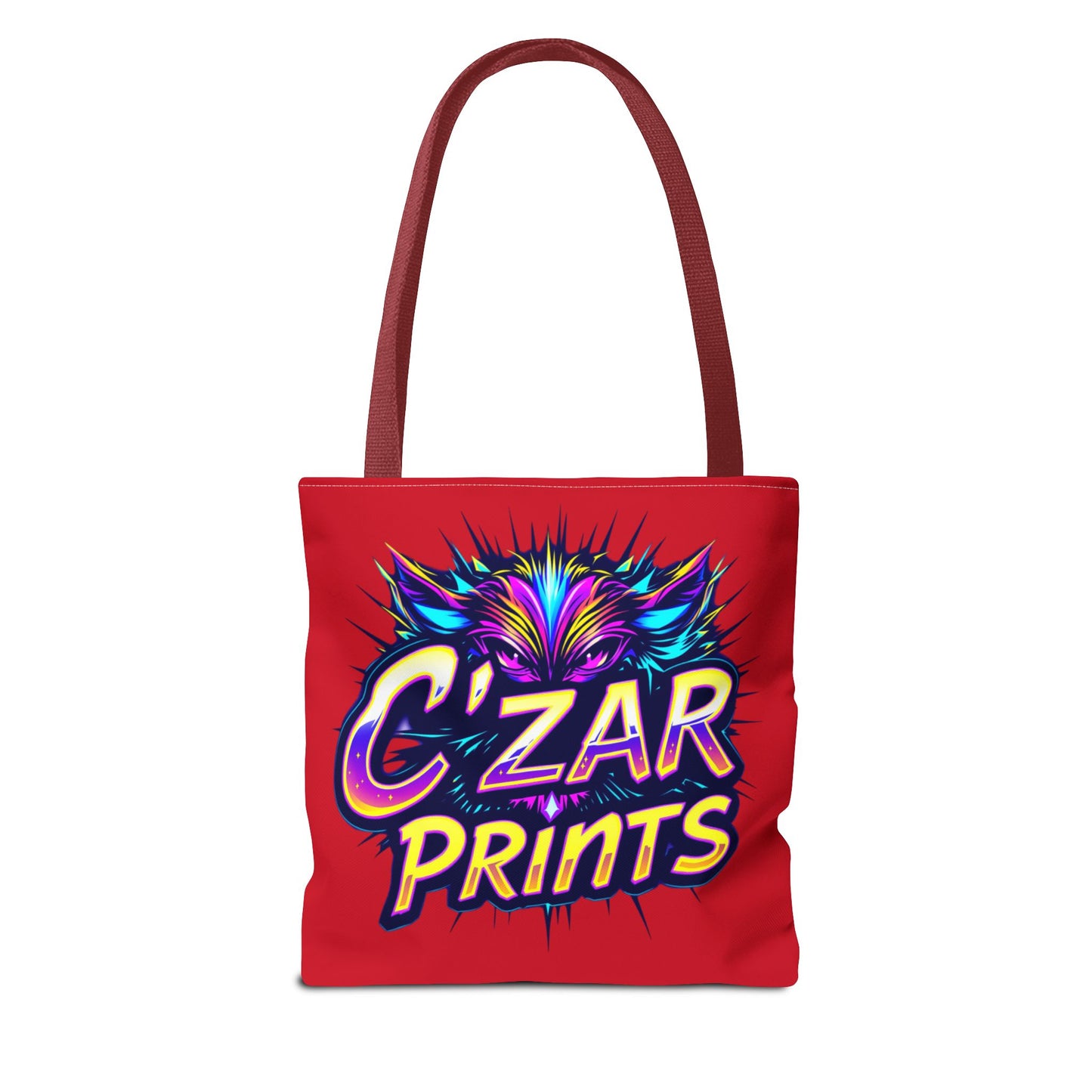 Vibrant Graphic Tote Bag - C'ZAR PRINTS Design