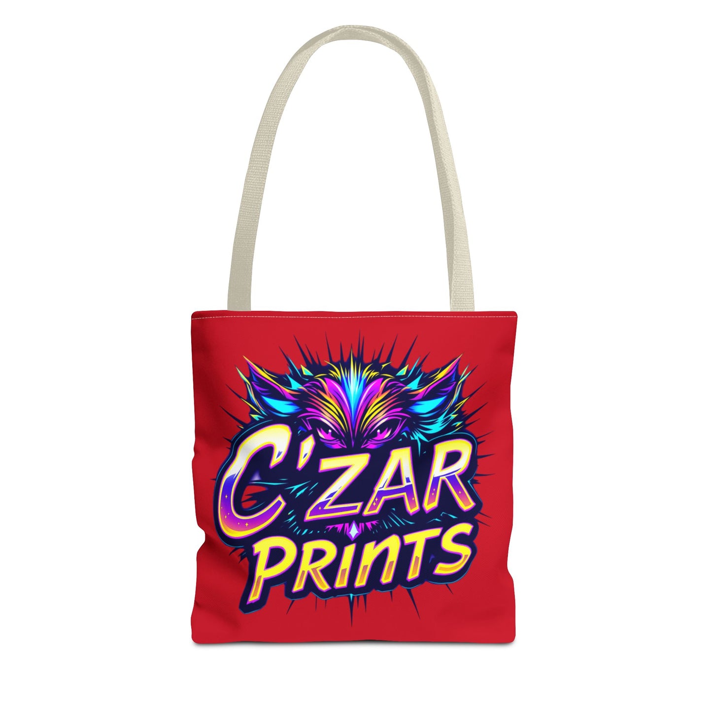 Vibrant Graphic Tote Bag - C'ZAR PRINTS Design