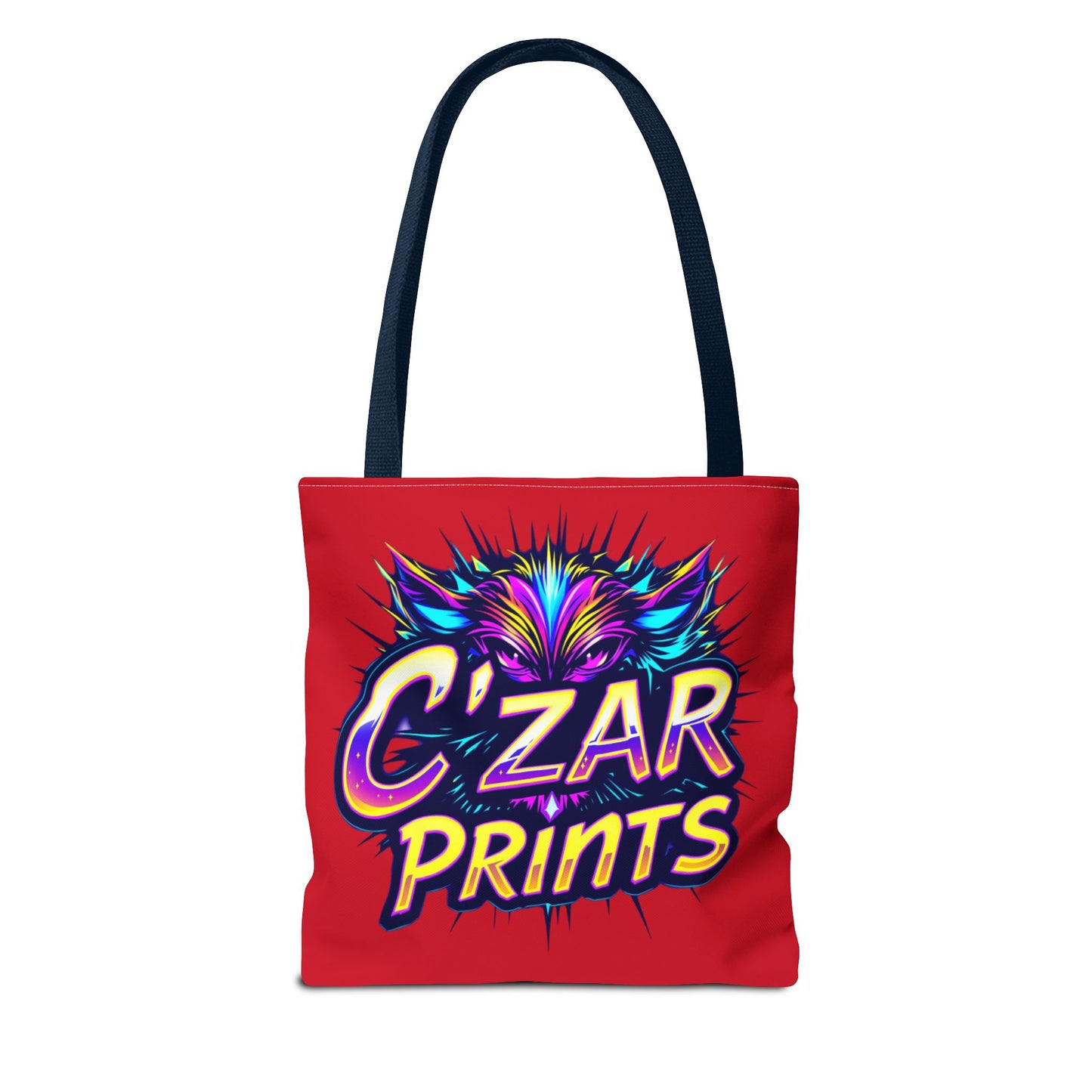 Vibrant Graphic Tote Bag - C'ZAR PRINTS Design