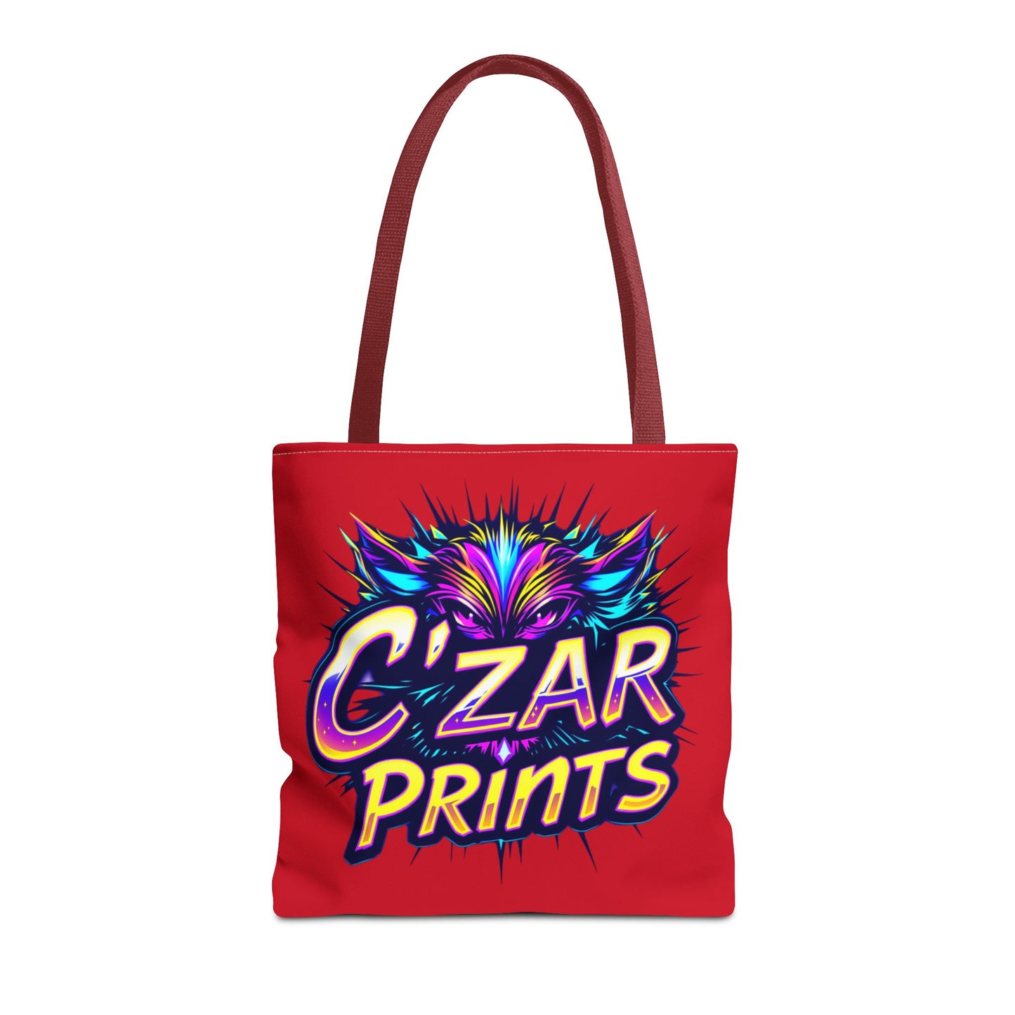 Vibrant Graphic Tote Bag - C'ZAR PRINTS Design