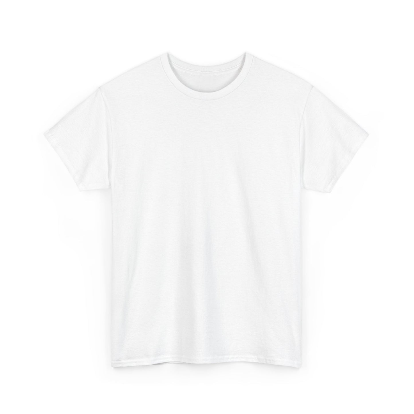 Classic White T‑Shirt — Blank Heavy Cotton Tee