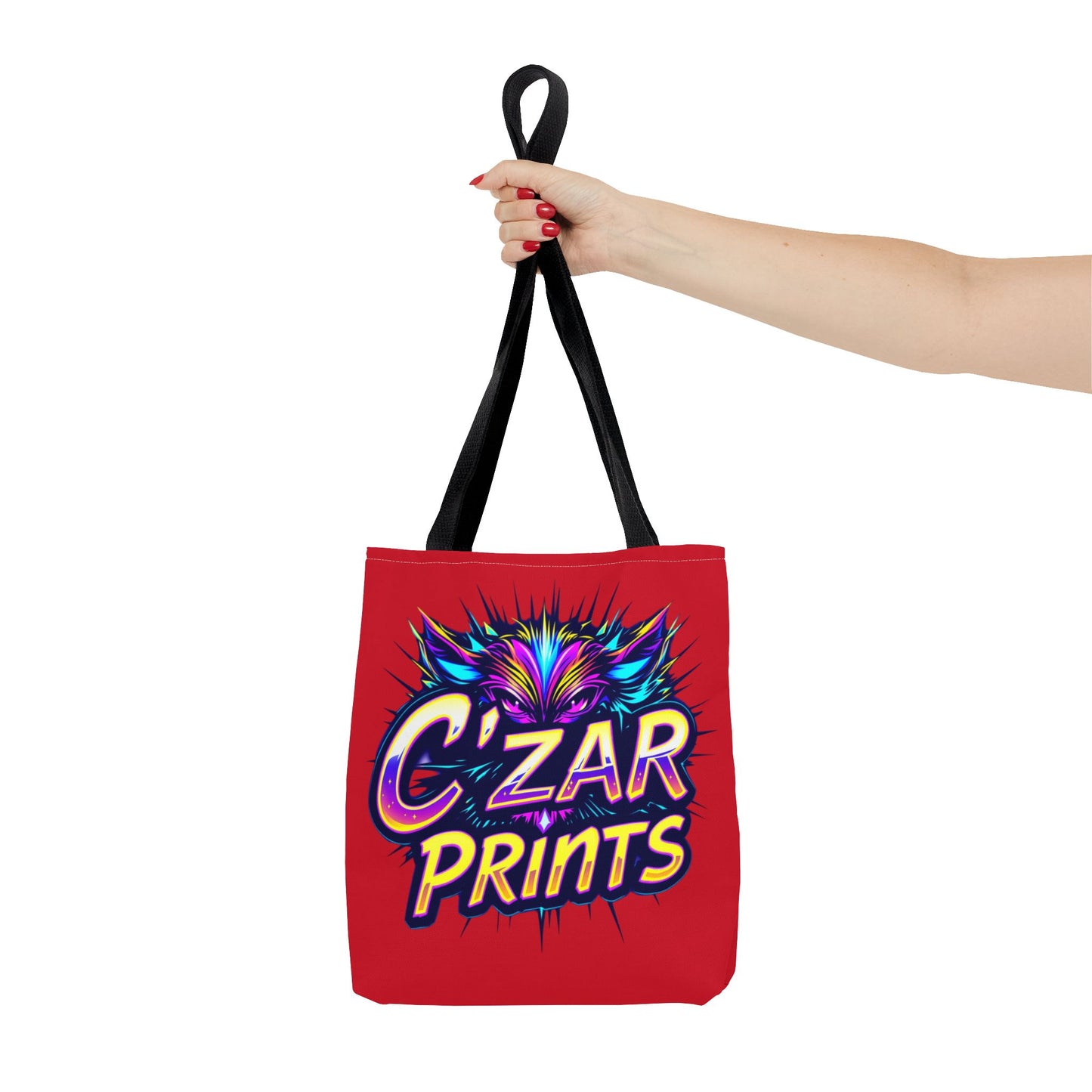 Vibrant Graphic Tote Bag - C'ZAR PRINTS Design