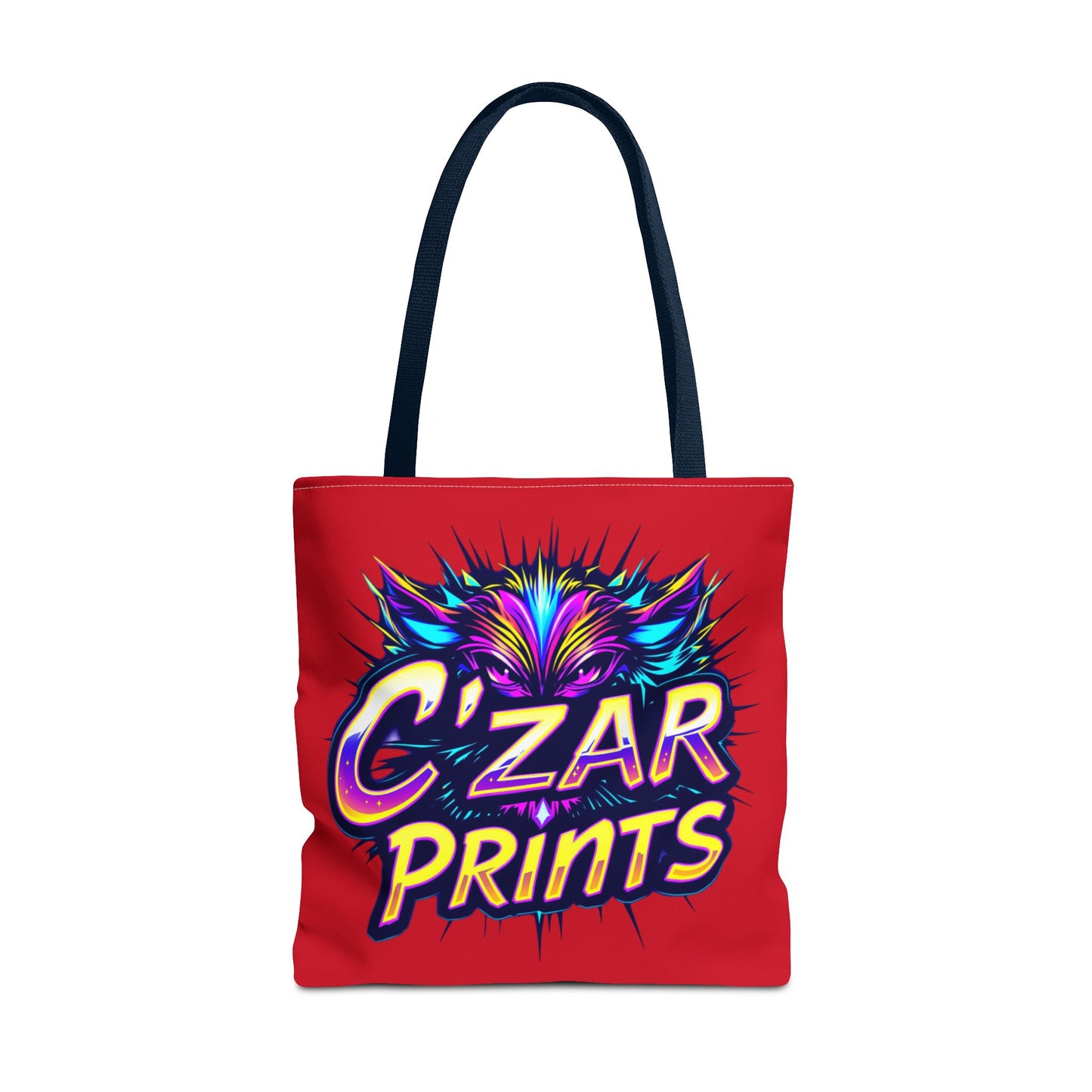 Vibrant Graphic Tote Bag - C'ZAR PRINTS Design