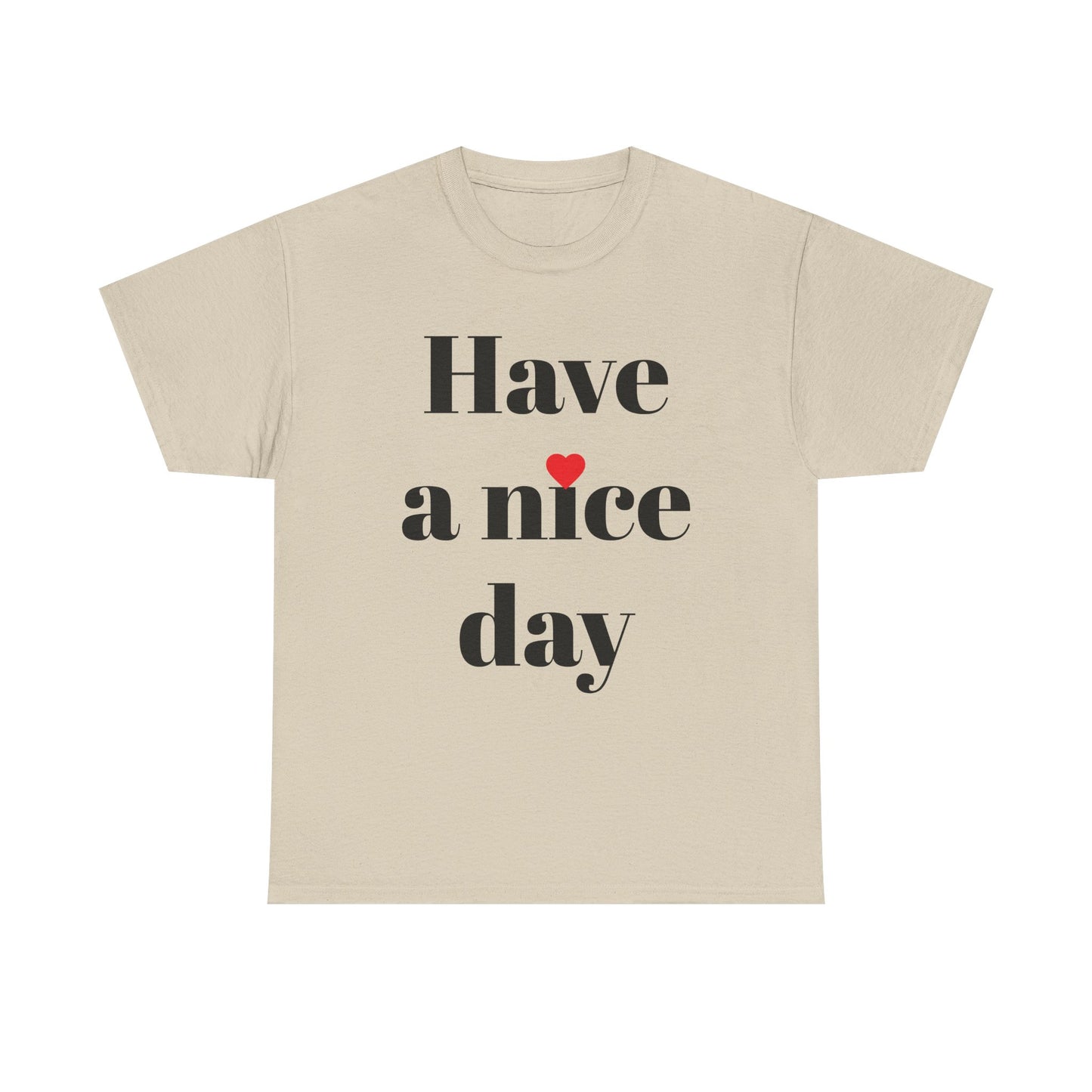 Have a Nice Day T-Shirt — Minimalist Positive Message Tee