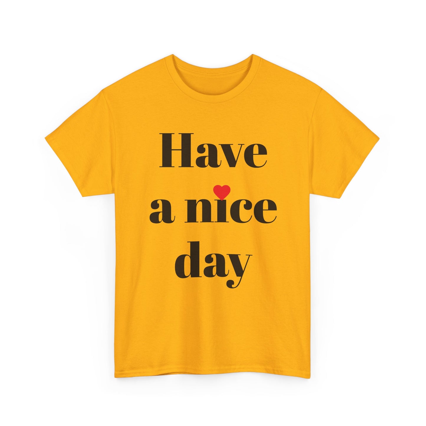 Have a Nice Day T-Shirt — Minimalist Positive Message Tee