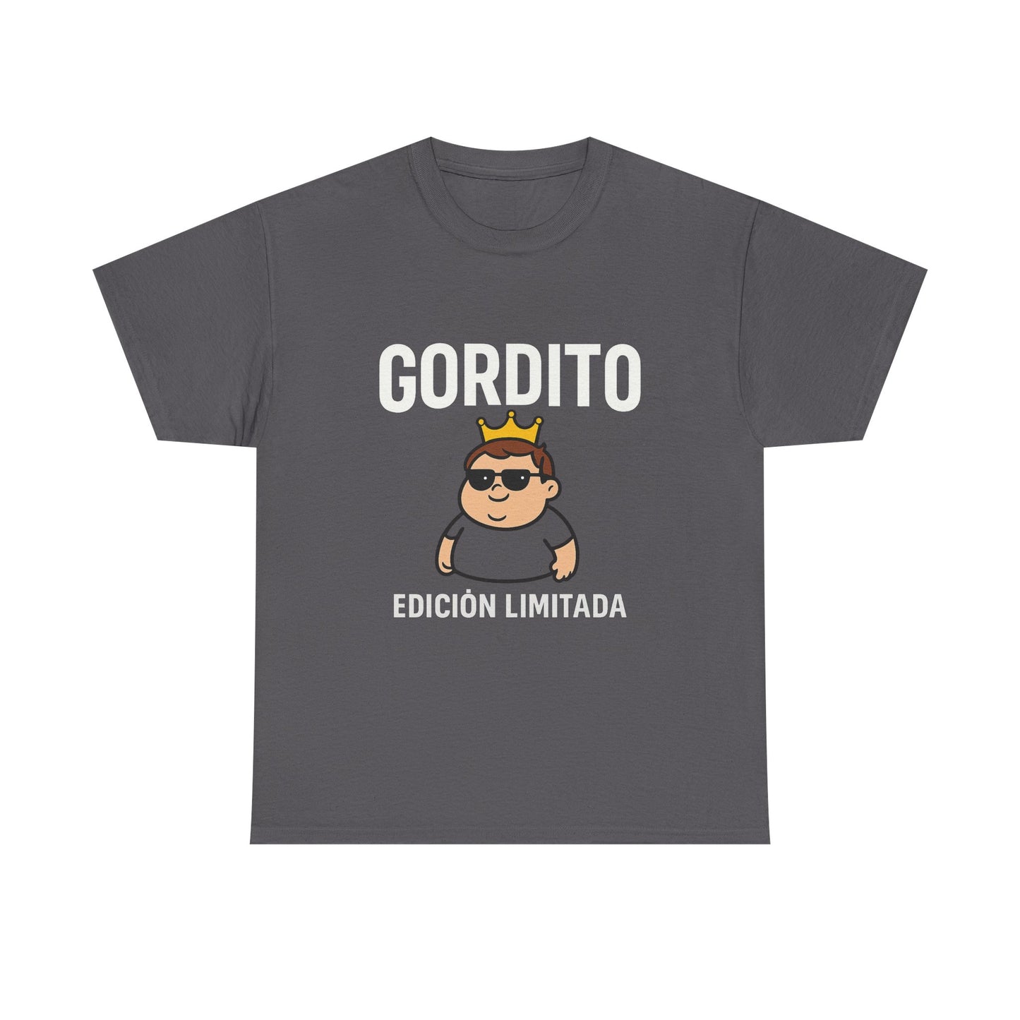 Limited Edition 'Gordito' Unisex Heavy Cotton Tee, Fun Graphic Tee, Quirky Shirt for Casual Outings, Gift for Friends, Streetwear Essential