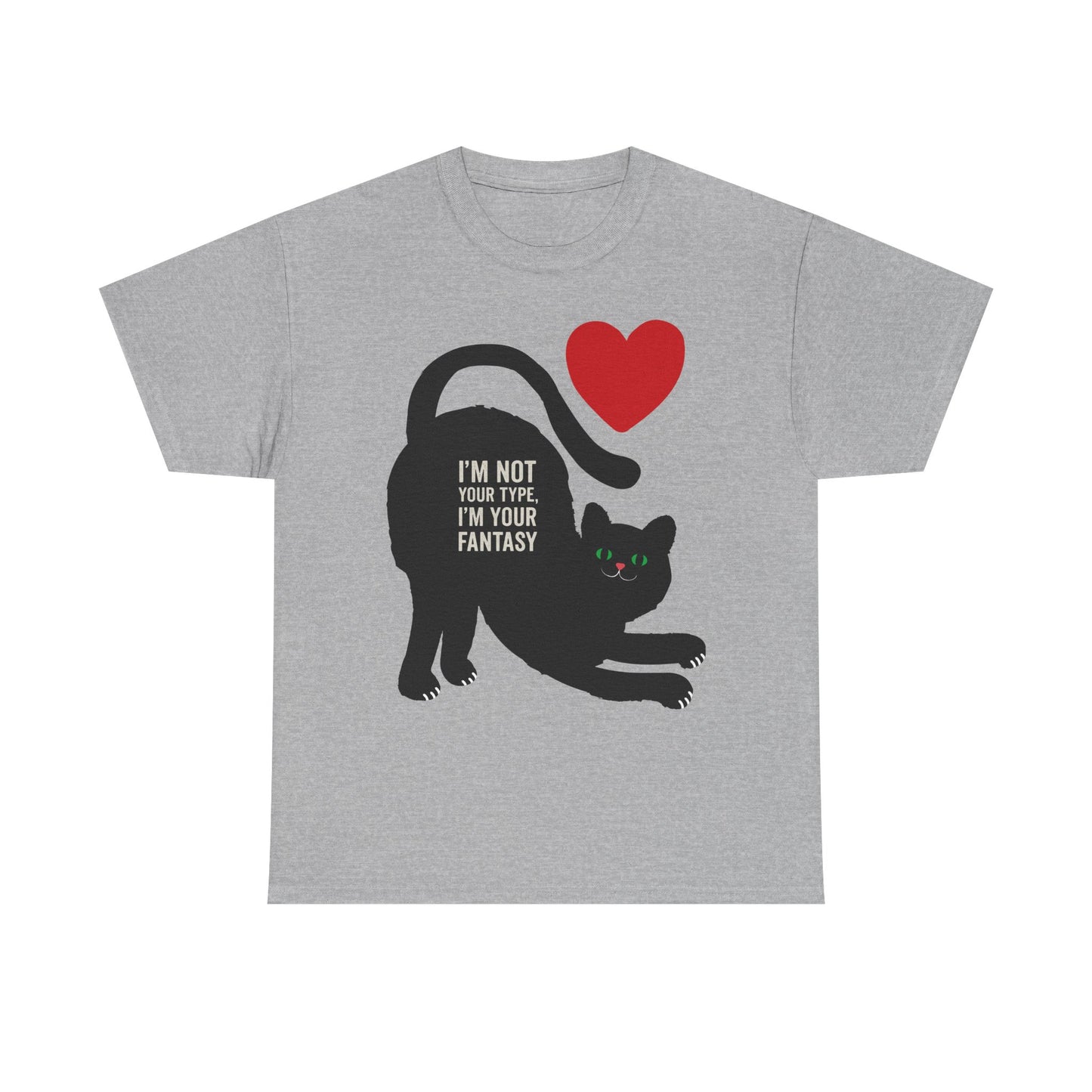 Bold Fire Quote Unisex Heavy Cotton Tee - I Am The Fire