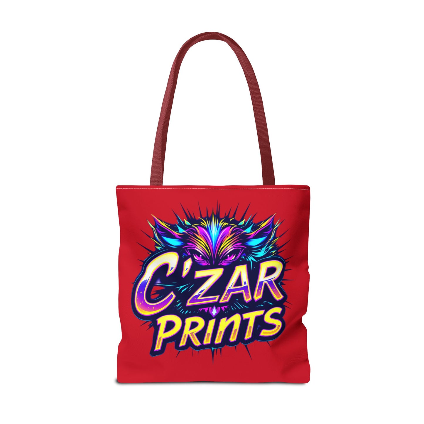 Vibrant Graphic Tote Bag - C'ZAR PRINTS Design