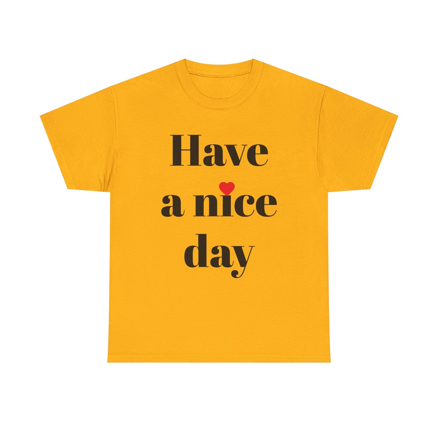 Have a Nice Day T-Shirt — Minimalist Positive Message Tee