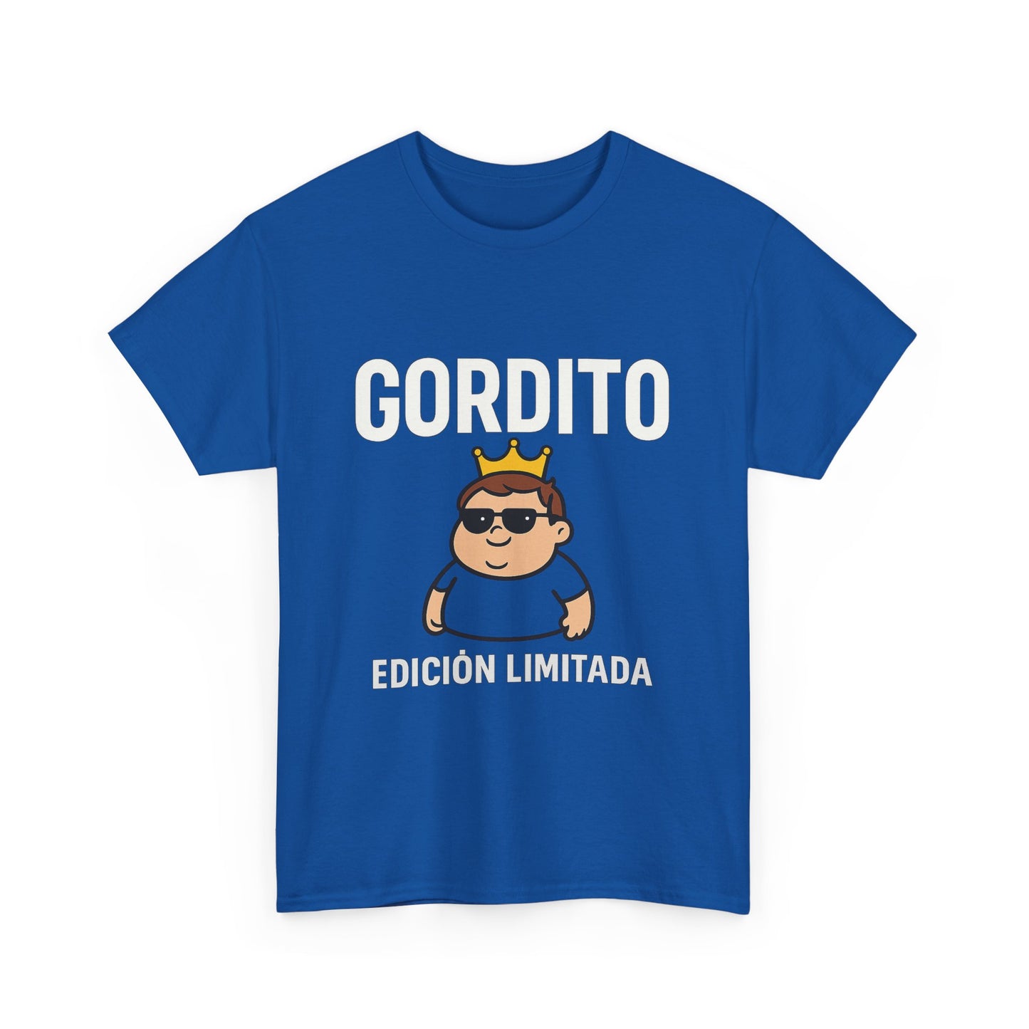 Limited Edition 'Gordito' Unisex Heavy Cotton Tee, Fun Graphic Tee, Quirky Shirt for Casual Outings, Gift for Friends, Streetwear Essential