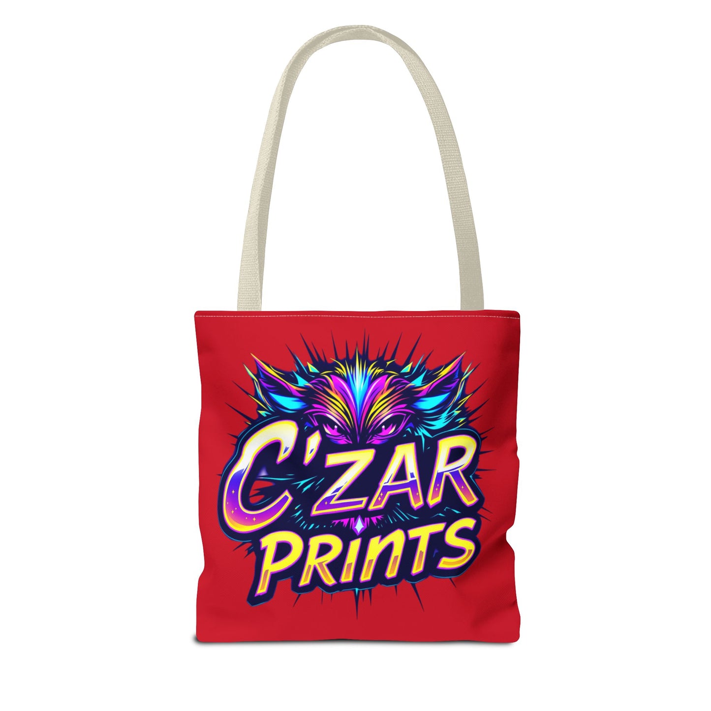 Vibrant Graphic Tote Bag - C'ZAR PRINTS Design