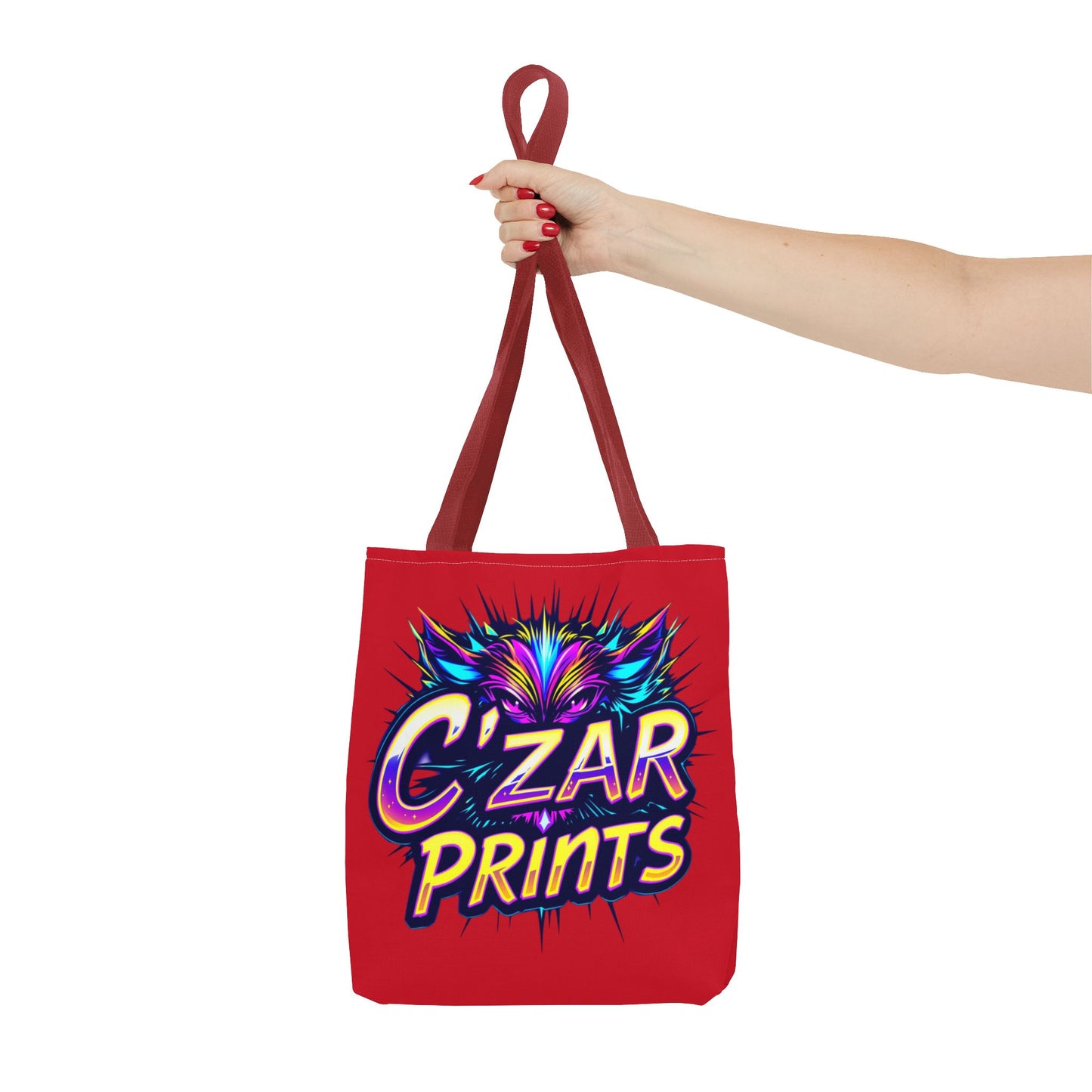 Vibrant Graphic Tote Bag - C'ZAR PRINTS Design