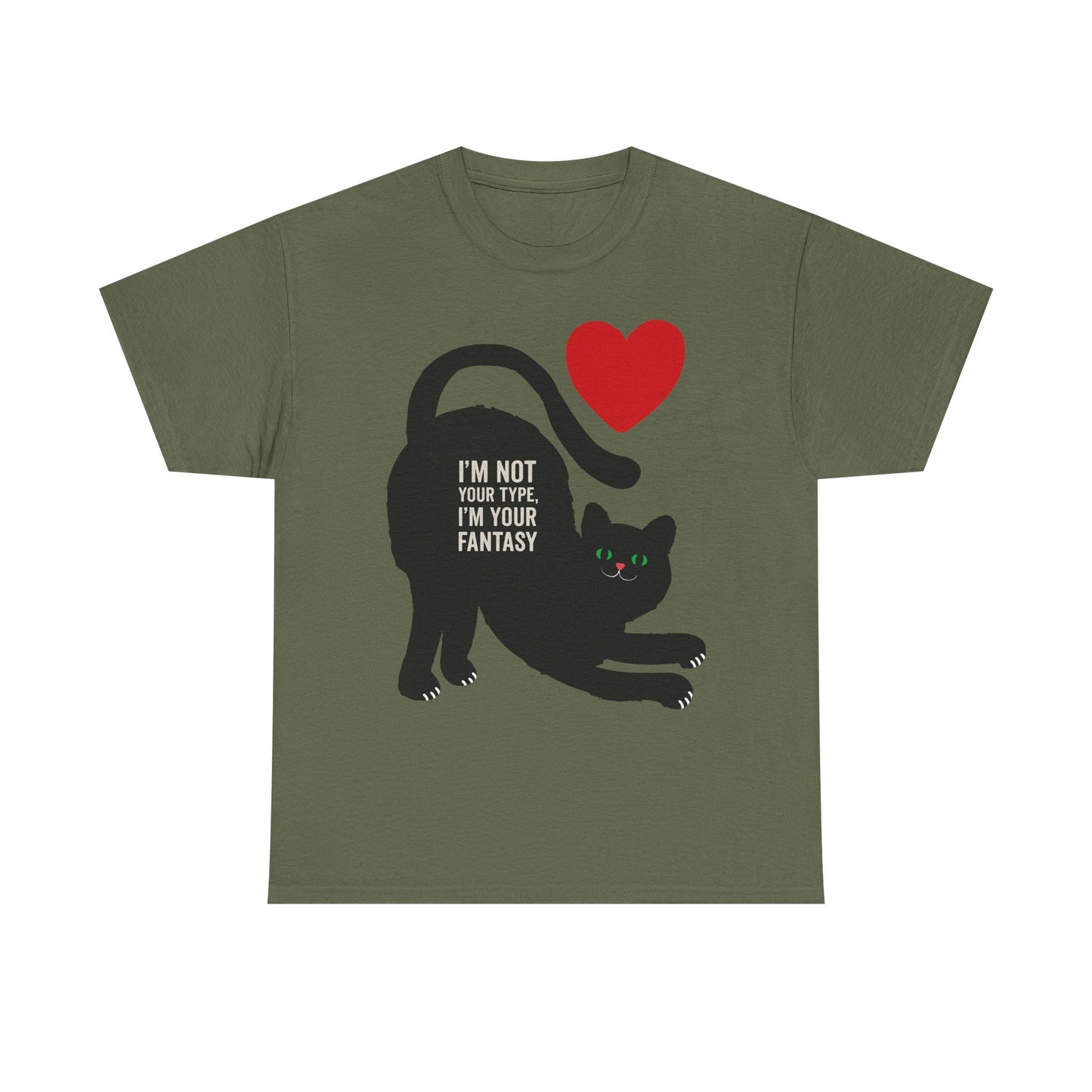 Bold Fire Quote Unisex Heavy Cotton Tee - I Am The Fire