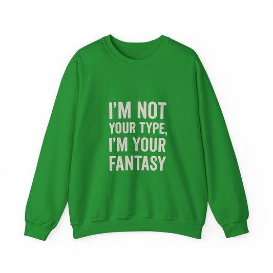 Fantasy Quote Unisex Crewneck Sweatshirt - Comfortable Statement Apparel