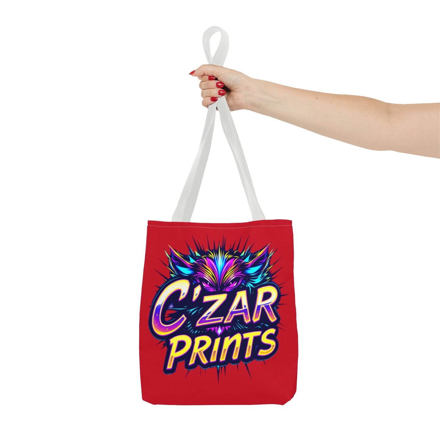 Vibrant Graphic Tote Bag - C'ZAR PRINTS Design