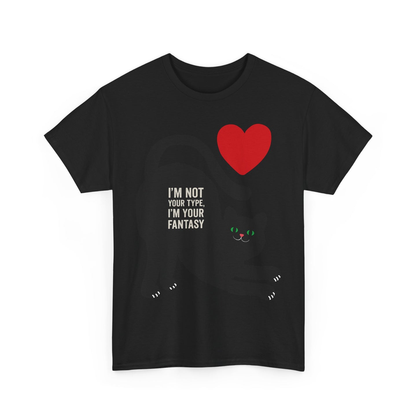 Bold Fire Quote Unisex Heavy Cotton Tee - I Am The Fire